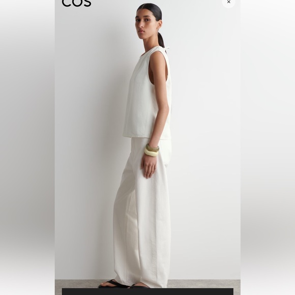 COS SLEEVELESS DENIM TOP - Picture 2 of 8